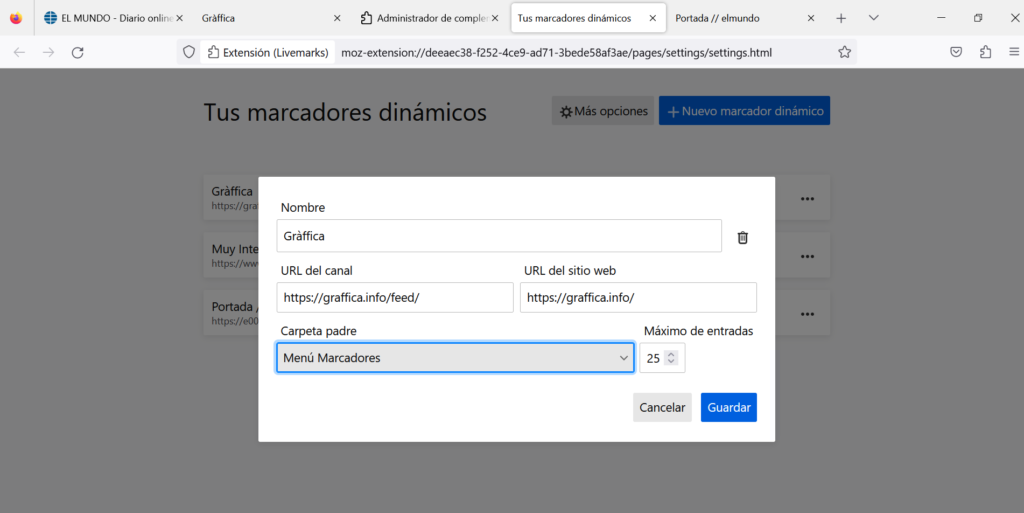 agregador de contenidos27
