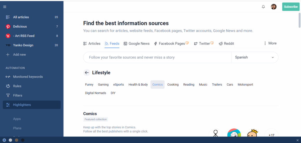 agregador de contenidos8