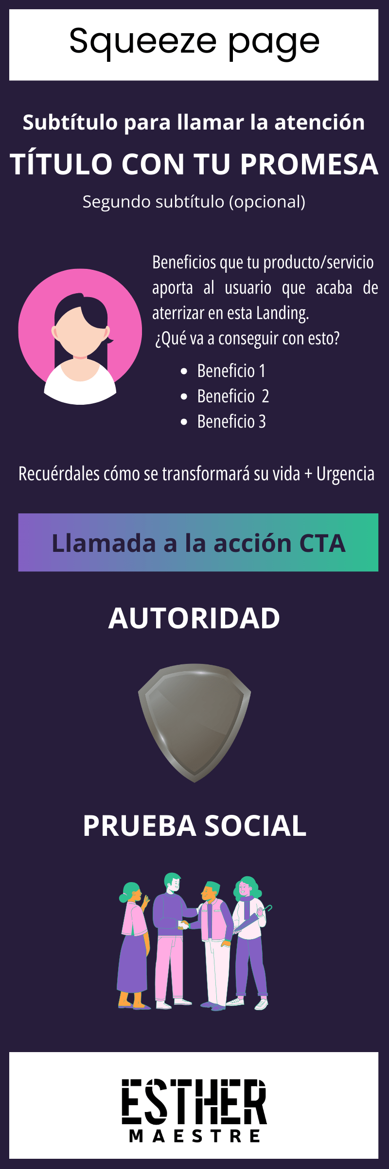 squeeze page plantilla